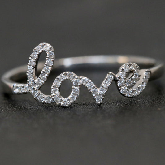Diamond Lov Ring