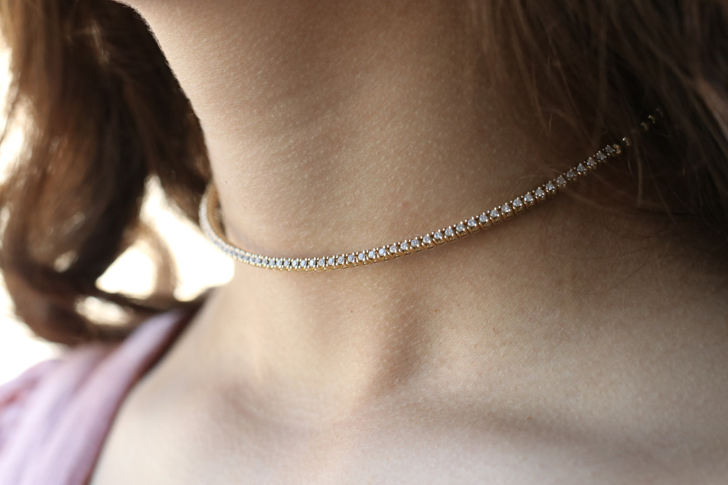 1.00ct Diamond Non-Flippable Choker