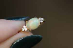 Opal and Diamond Ring