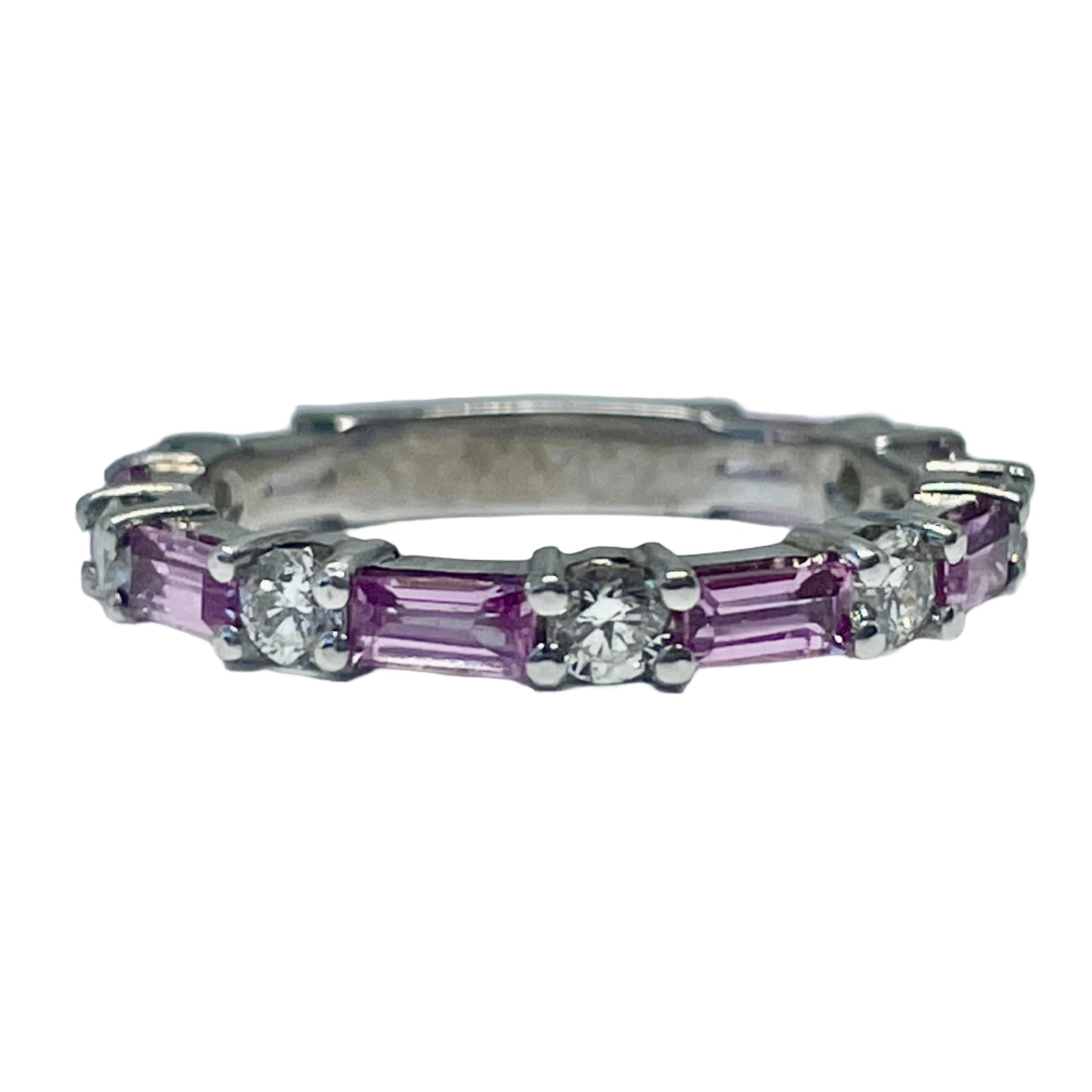 Pink Tourmaline and Diamond Ring
