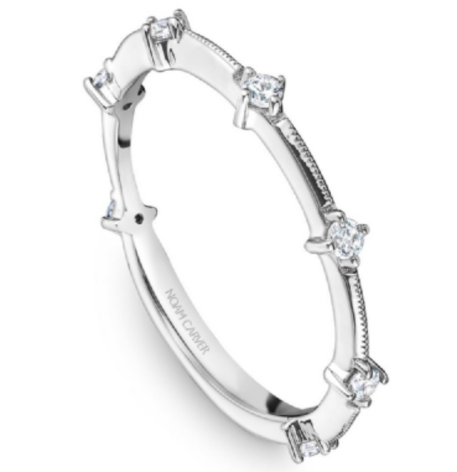 Diamond Stackable Ring STA12-1WM