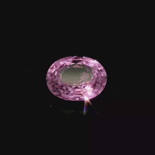 NATURAL OVAL PINK SAPPHIRE