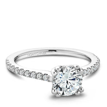 Shared Prong Engagement Ring
