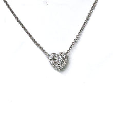 Diamond Heart Necklace in 18kt Gold