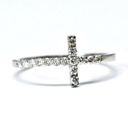 Diamond Cross Ring