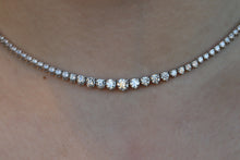 diamond tennis necklace