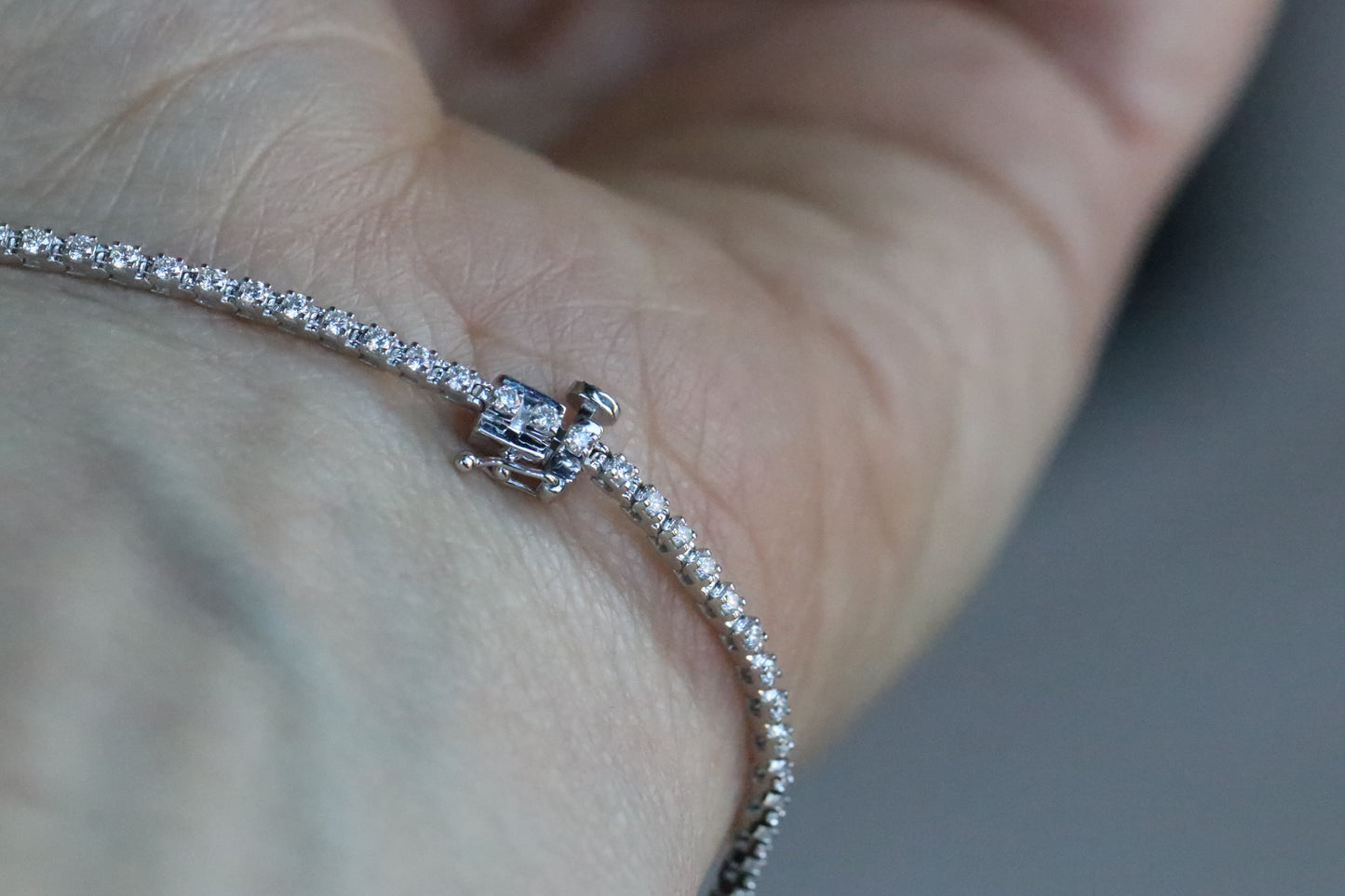 Slim 1.00 Carat Diamond Tennis Bracelet