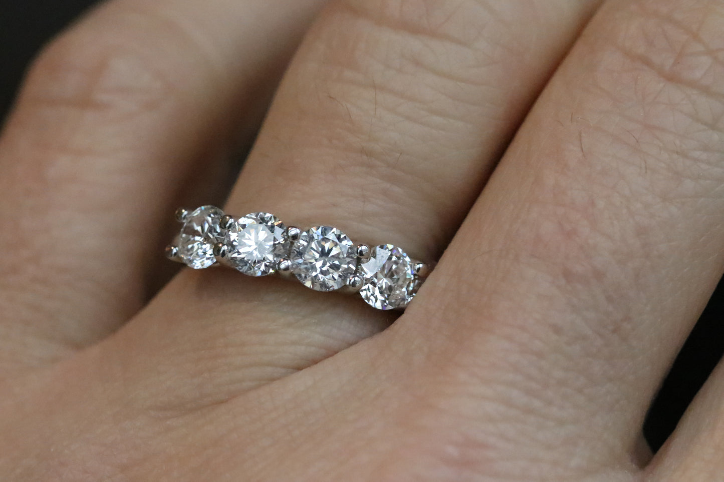 2.50tcw 5 Stone Diamond Ring