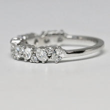 Oval and Round Cut Stackable Ring in Solid 14kt