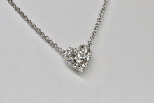 Diamond Heart Necklace in 18kt Gold
