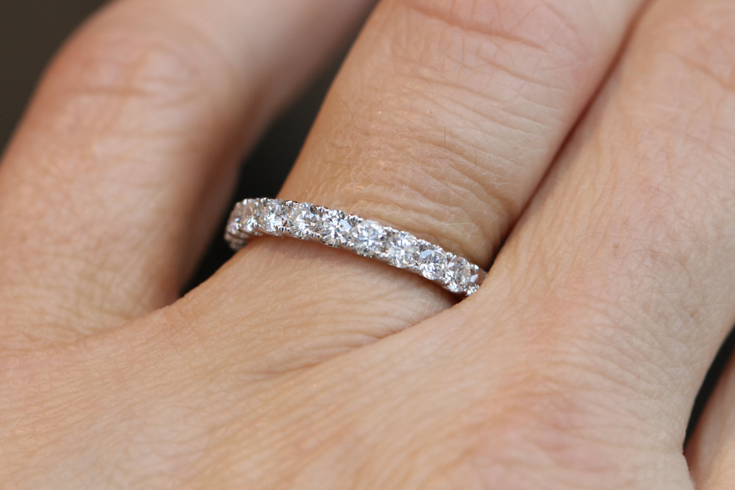 Round Diamond Eternity Band in 1.94tcw