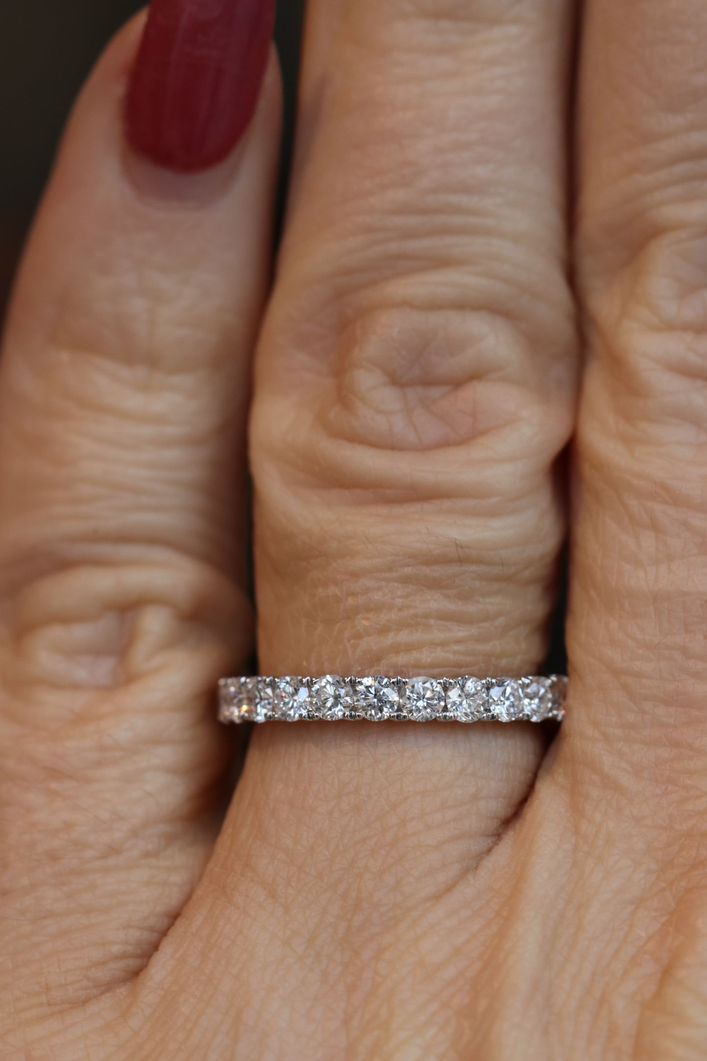 Round Diamond Eternity Band in 1.94tcw
