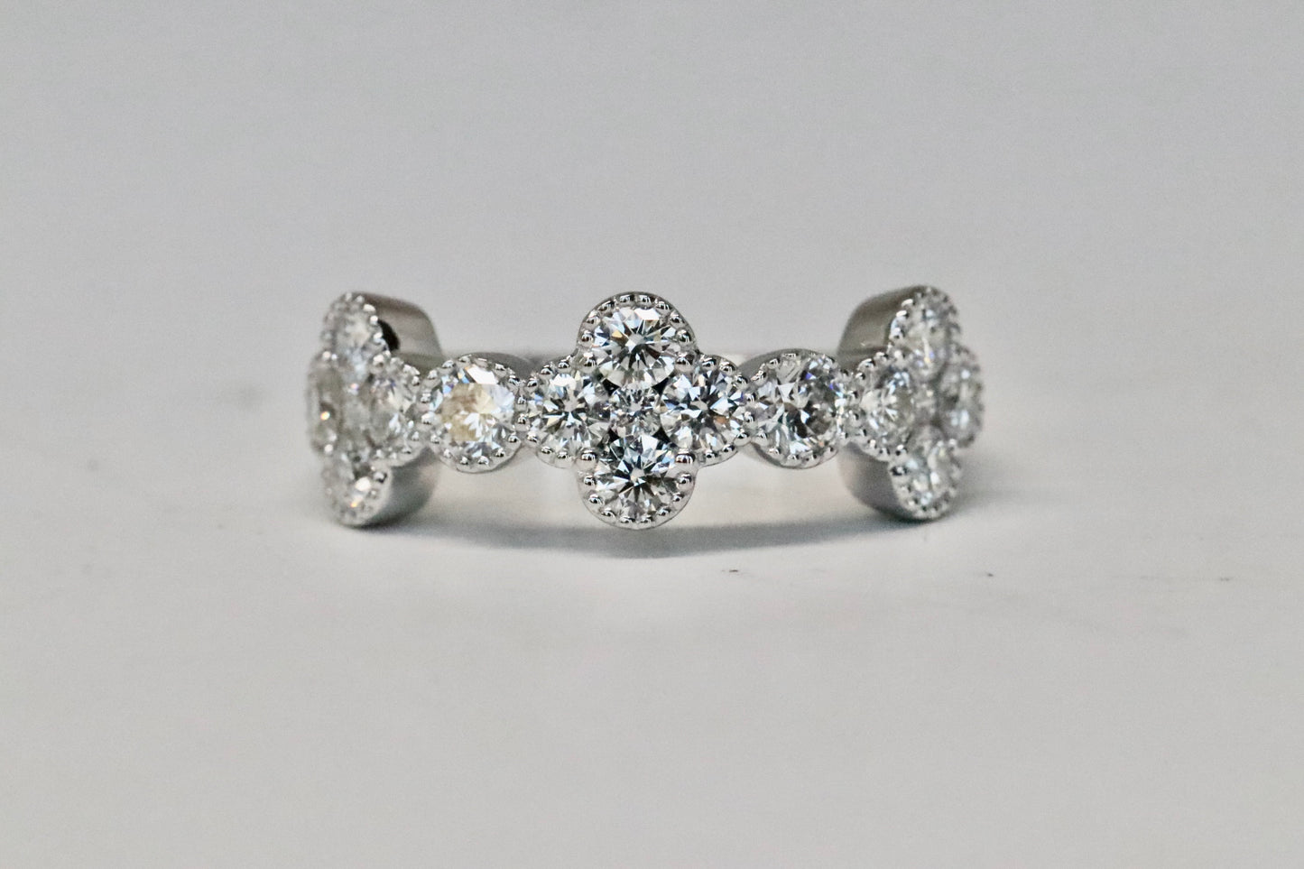 Clover Diamond Ring