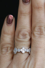 3 Clover Diamond Ring in 14kt Gold