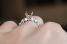 High Detail Domed Diamondaire Engagement Ring