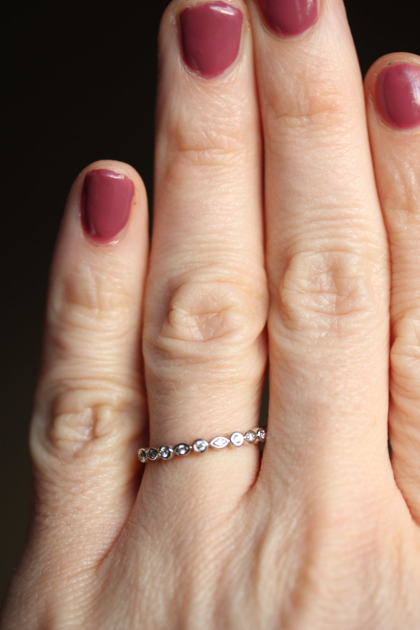 Diamond Stackable or Wedding Band