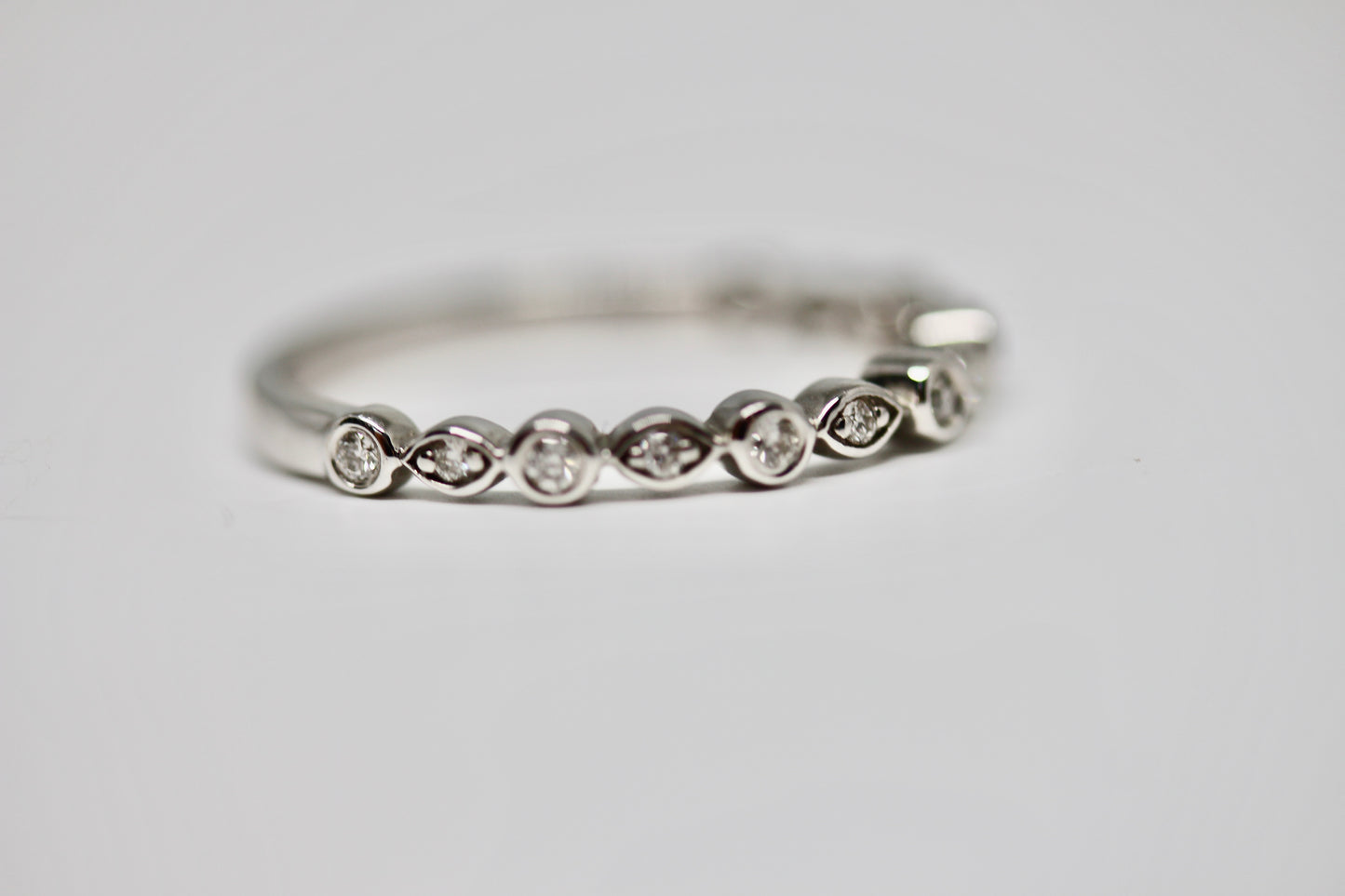 Diamond Stackable or Wedding Band