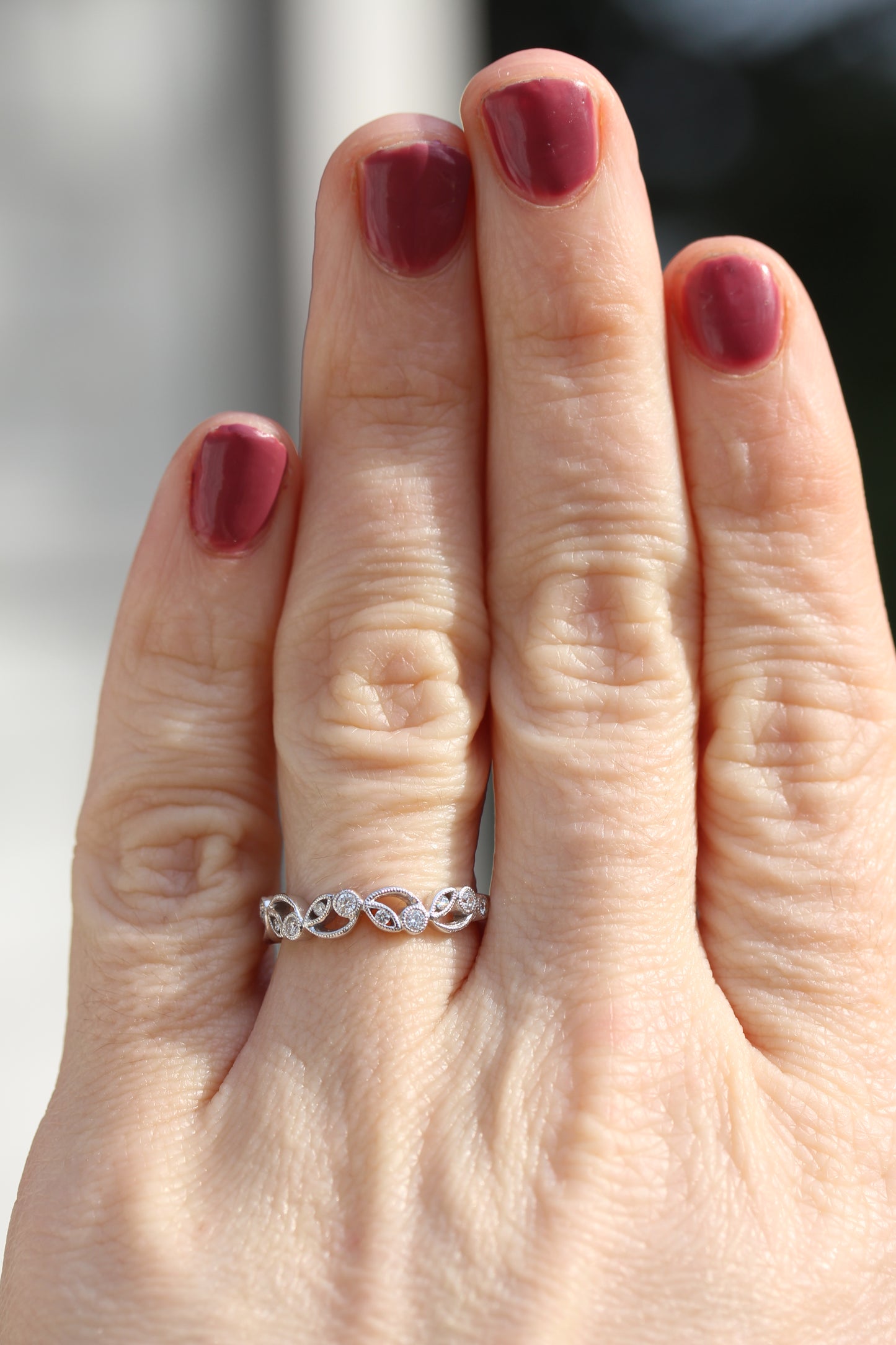 Flower and Vine Diamond Stackable