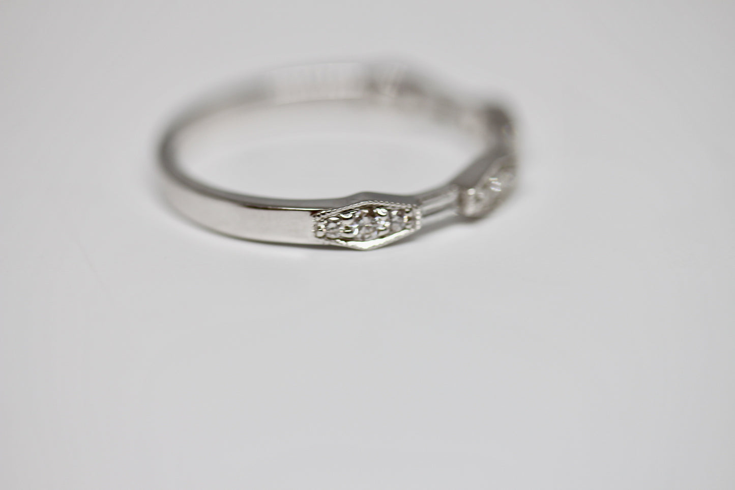 Baguette and Round Diamond Stackable