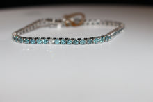 Fancy Blue Diamond Tennis Bracelet