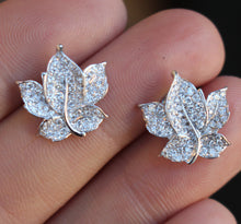 Leaf Diamond Earrings SOLD OUT(15 Days to Remake)