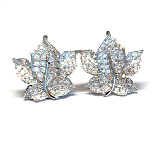 Leaf Diamond Earrings SOLD OUT(15 Days to Remake)