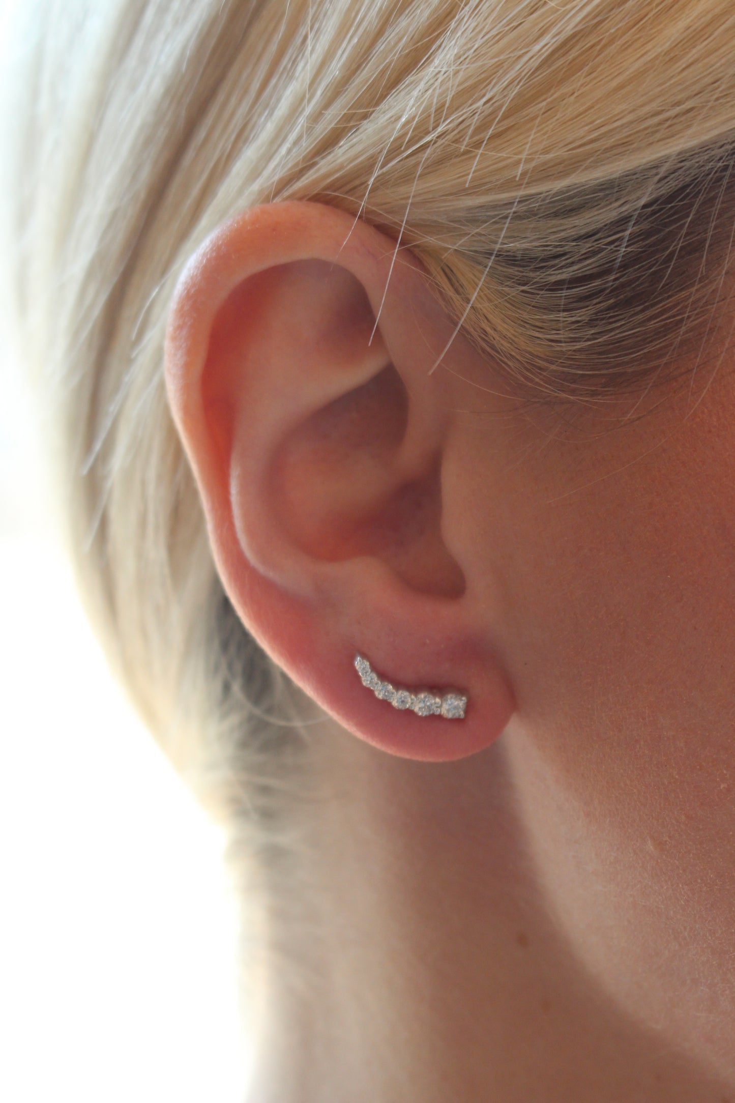 Show Me Some Sparkle Diamond Ear Climbers
