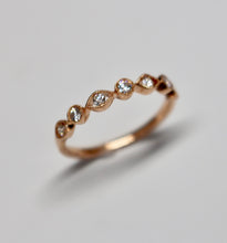 Diamondaire Diamond Stackable Ring 14kt Rose Gold