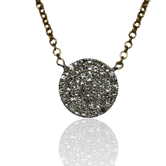 Diamond Disc Pendant
