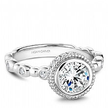 platinum channel head halo round diamond engagement ring