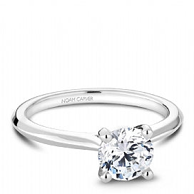 Solitaire Engagement Ring R047-01WM
