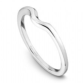 Plain Curved Wedding Band Stackable STE1-2WM