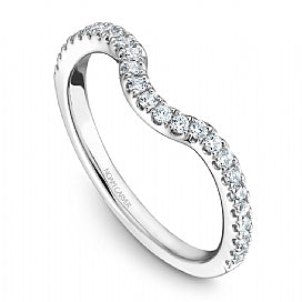  Curved Diamond Wedding Band Stackable STE1-3WM