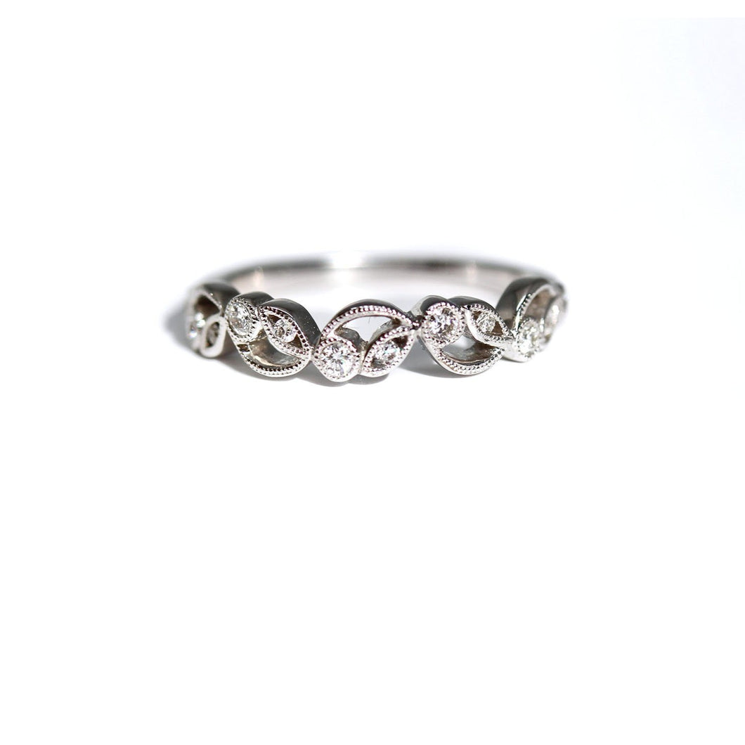 Flower and Vine Diamond Stackable