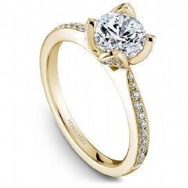Shared Prong Engagement Ring B019-01YM