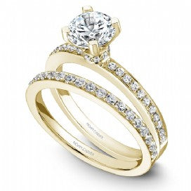 Shared Prong Engagement Ring B012-01YM