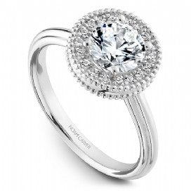 Halo Engagement Ring R021-01WM