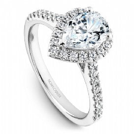 Shared Prong Engagement Ring B169-01WM