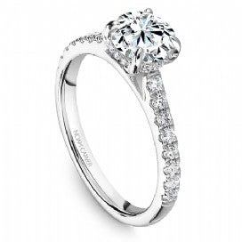 Shared Prong Engagement Ring B238-01WM