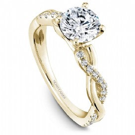 Shared Prong Engagement Ring B185-02YM