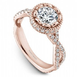 Shared Prong Engagement Ring R015-01RM