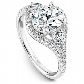 Shared Prong Engagement Ring B212-01WM