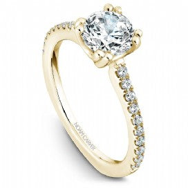 Shared Prong Engagement Ring B001-01YM