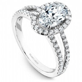 Shared Prong Engagement Ring B092-02WM