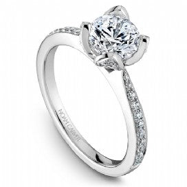 Shared Prong Engagement Ring B019-01WM