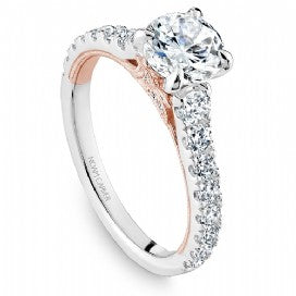 Shared Prong Engagement Ring B332-01WRM