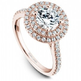 Shared Prong Engagement Ring R051-01RM