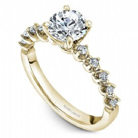 Shared Prong Engagement Ring B192-01YM