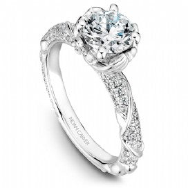 Shared Prong Engagement Ring B081-02WM