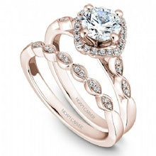 Shared Prong Halo Engagement Ring B084-01RM